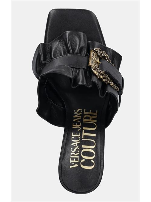 Decolletè con ruches 90mm VERSACE JEANS COUTURE | 78VA3S70 71570.899